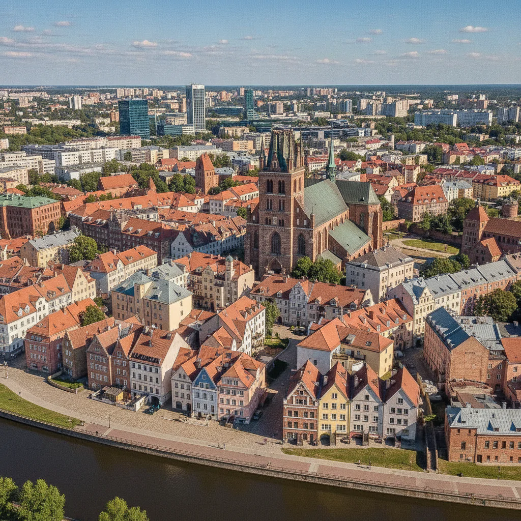 Крыши старого города Калининграда
