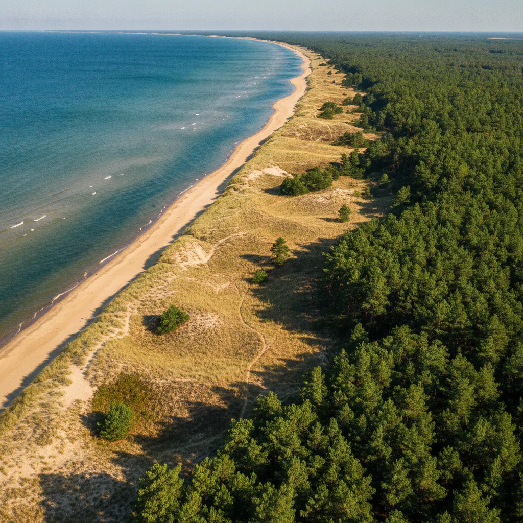 Куршская коса в лучах солнца
