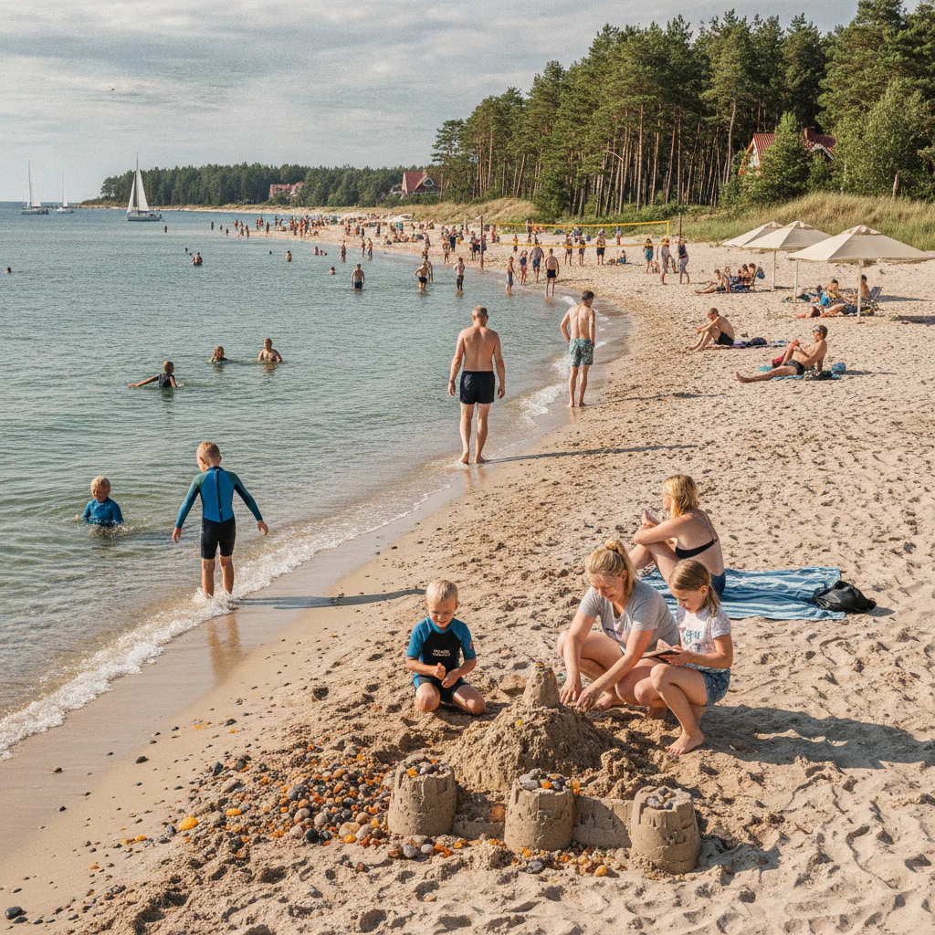 Балтийское море с пляжа