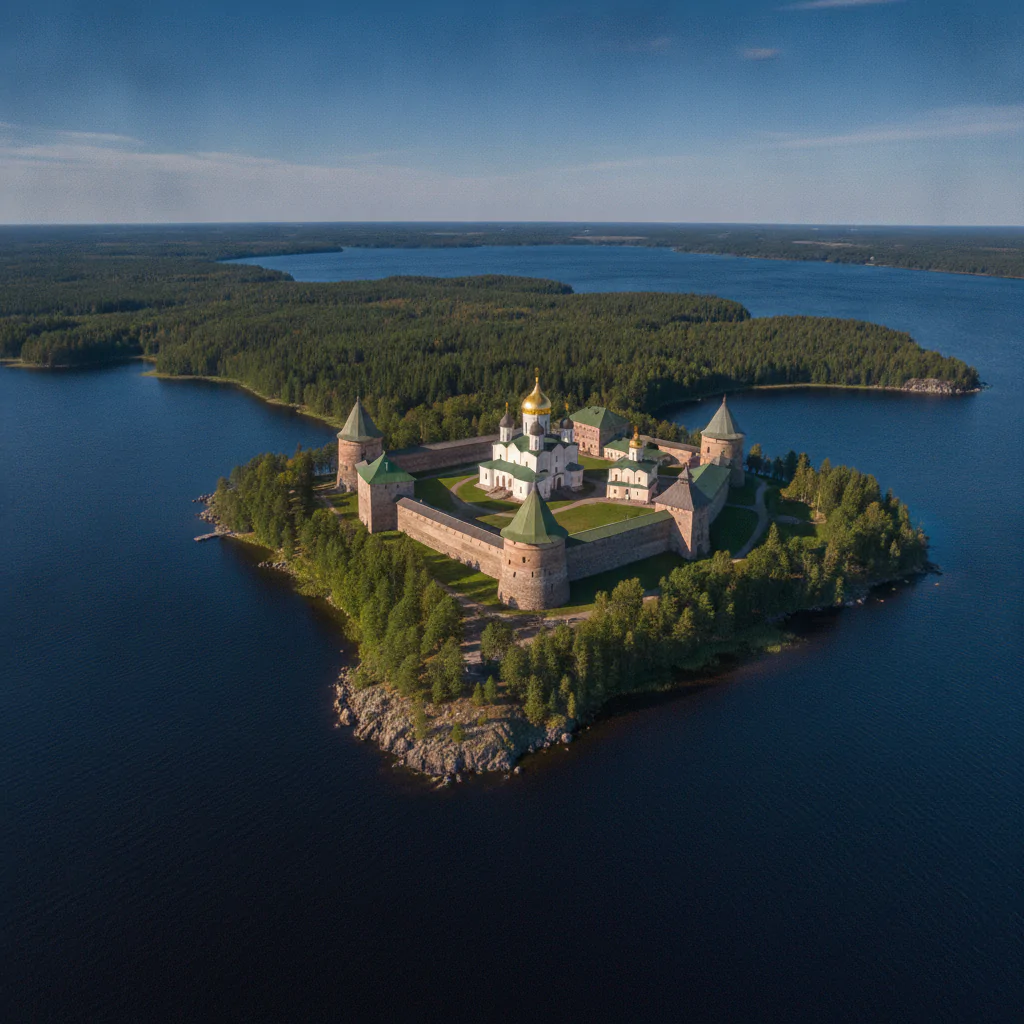 Панорама замка с высоты