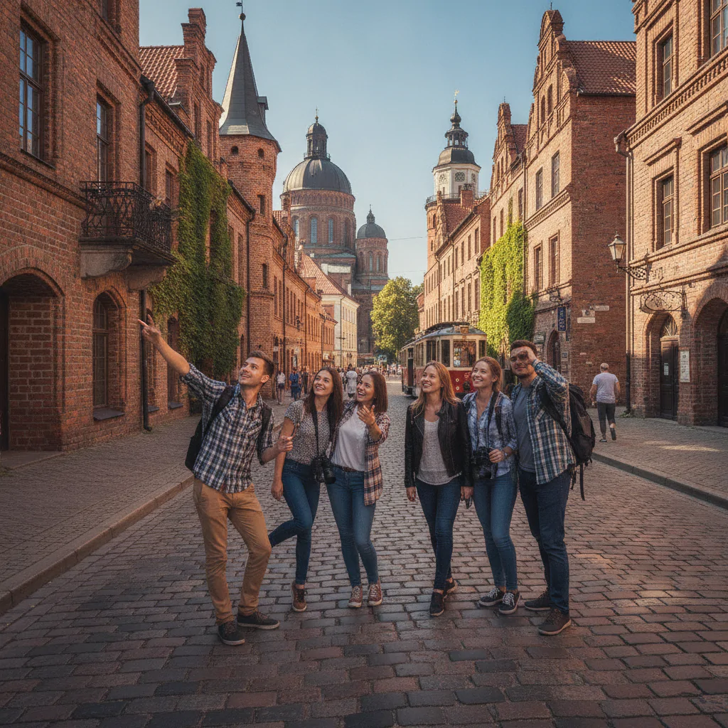 Фотосессия на фоне старинных улочек