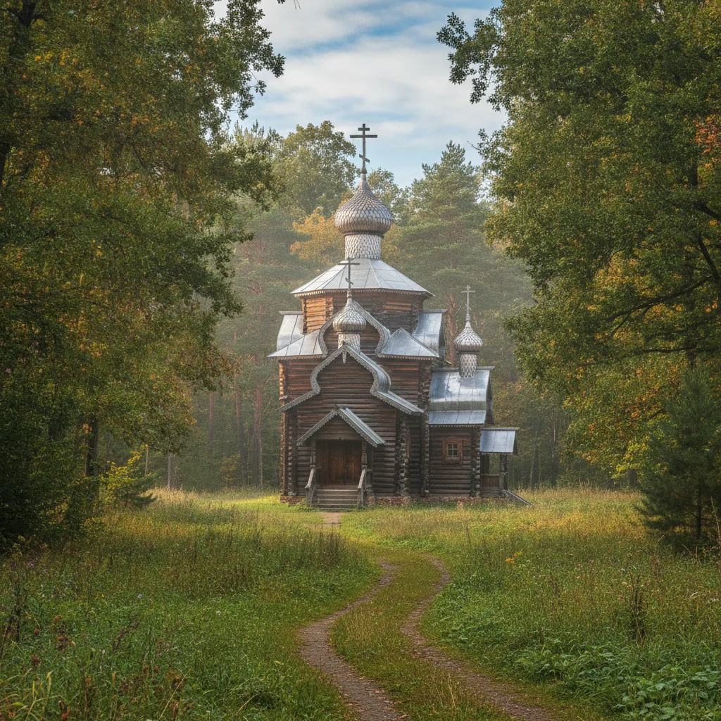 Деревянная церковь в Зеленоградске
